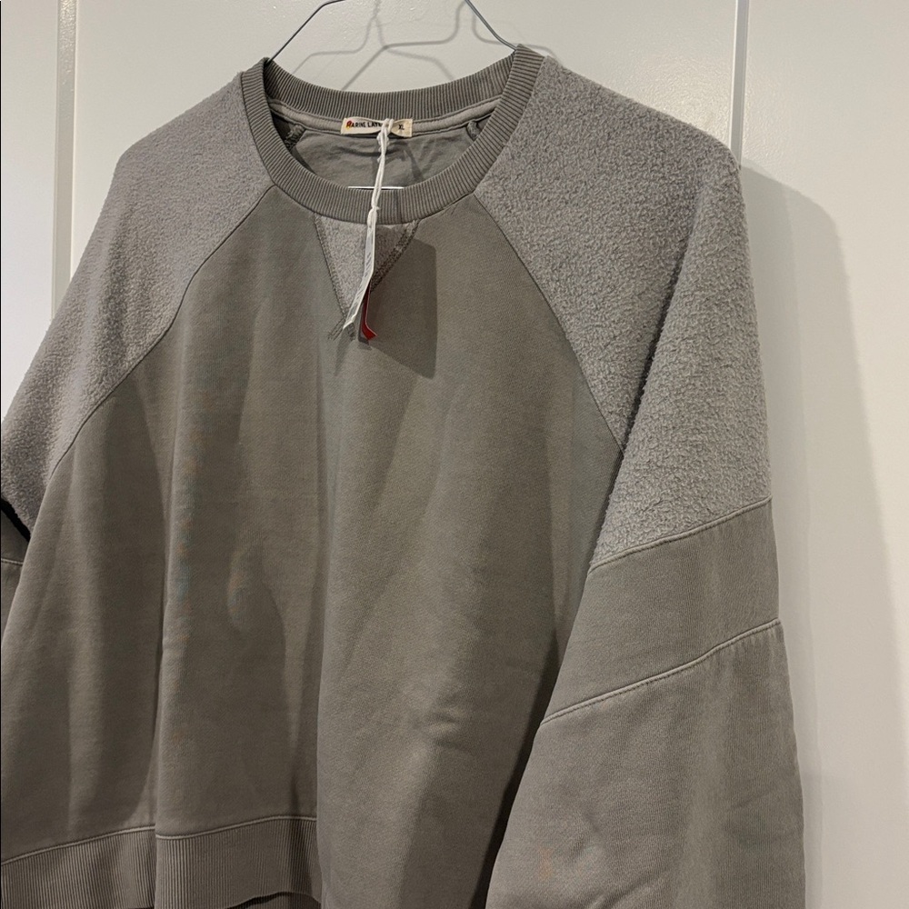 NEW Marine Layer Womens Cloud 9 Crop Crewneck Sweatshirt XL - Picture 5 of 6